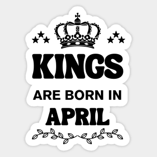 April Birthday Sticker